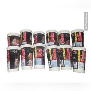 Basketball Dream Team Olympic collectors cups set of 10 + 2 bonus  1992
